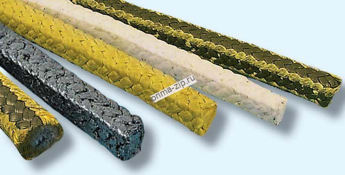 Набивка АФ-1 10х10мм однослойн.оплетение сердечника ГОСТ 5152-84