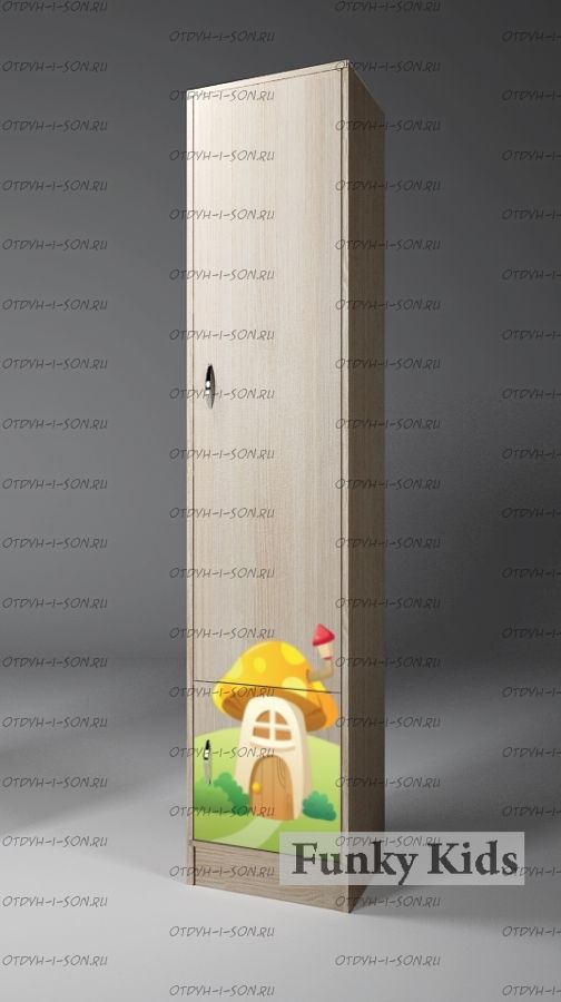Шкаф 1-дверный  Винни Пух 13/10 (39х52х200)