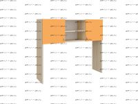 Надстройка стола Астра (120х30х100)