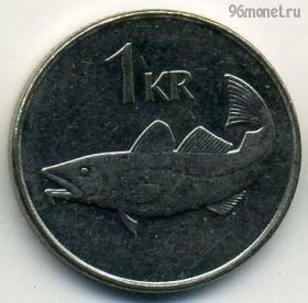 Исландия 1 крона 2006