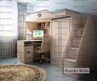 Кровать-чердак Капитан КП-4/1 (80х190)