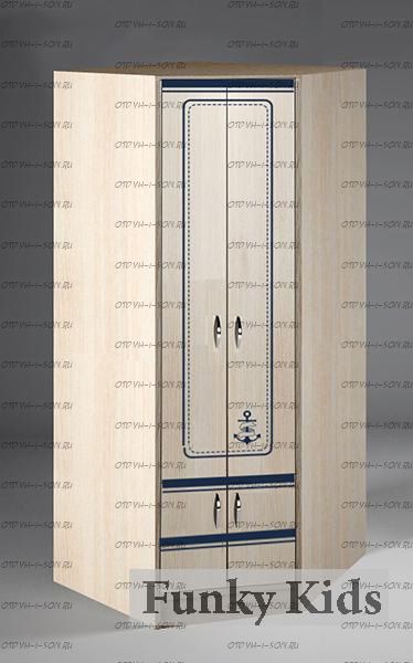 Шкаф угловой Капитан КП-13/15 (52х90х200)