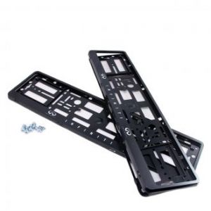 Рамки номера Infiniti - черные