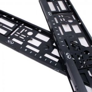 Рамки номера Infiniti - черные