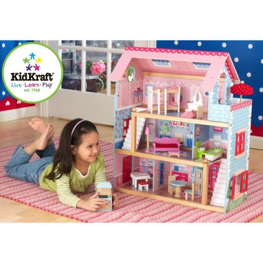 Домик для кукол с мебелью Челси KidKraft 65054