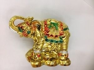 Слон на монетах (8х7см)