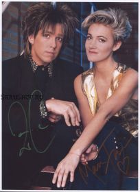 Автографы: Roxette. Пер Гессле, Мари Фредрикссон