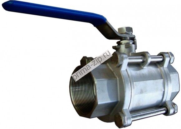 Кран шаровой нержавеющий муфтовый 11нж01пм