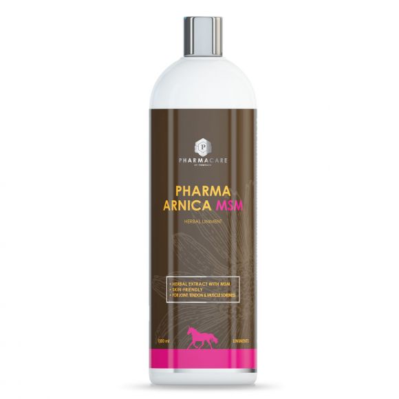 Arnika MSM Слабо согревающий линимент с арникой и MSM, 1000 мл. Благотворно влияет на мышцы и сухожилия.