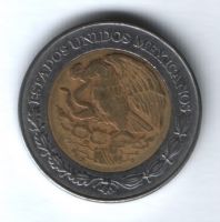 2 песо 1998 г. Мексика