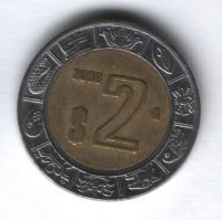 2 песо 2008 г. Мексика