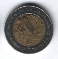 2 песо 2008 г. Мексика