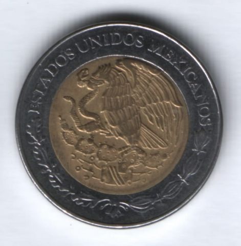 2 песо 2011 г. XF Мексика