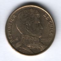 10 песо 2007 г. Чили