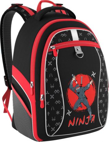 Рюкзак школьный NINJA (38х28х17см, 450гр)