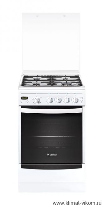 Плита газовая 5100-03 0002 (5100-03 С) бел, крышка