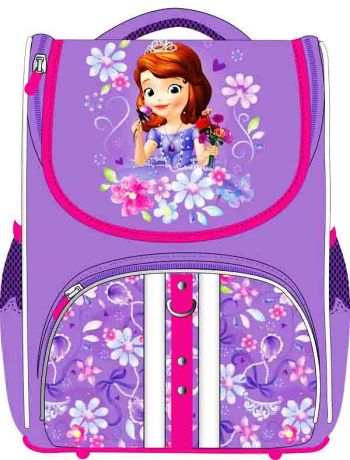 Ранец с эргономичной спинкой Sofia Prime  (32х25х12см, 750гр)