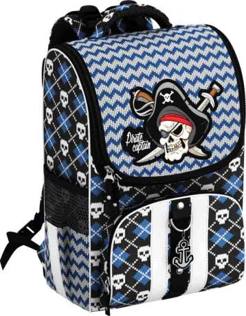Ранец с эргономичной спинкой Pirates (32х25х12см, 750гр)