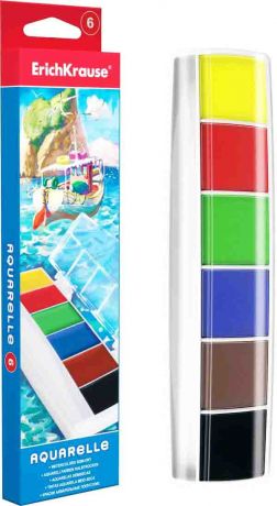 Краски акварельные медовые Maxi (6 цветов)