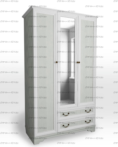 Шкаф 3-дверный Классика (128х59х206)