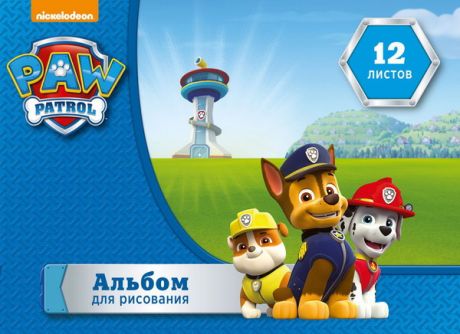 Альбом для рисования Щенячий Патруль (12 л.)