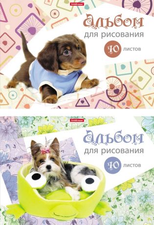 Альбом для рисования Верные друзья (А4, 40л)