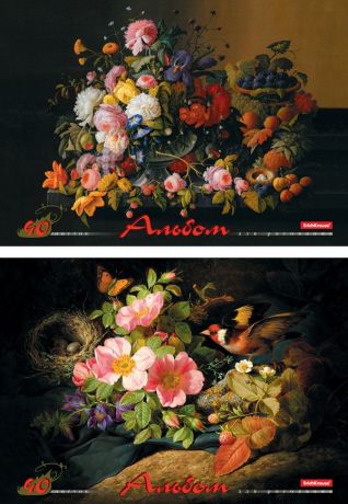Альбом для рисования  Цветы Северного Возрождения (А4, 40л)