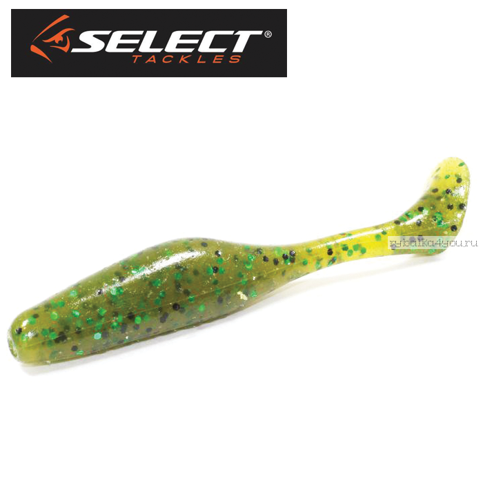 Виброхвост Select Crazy Shad  4" 100 мм/упаковка 5 шт/ цвет: 008