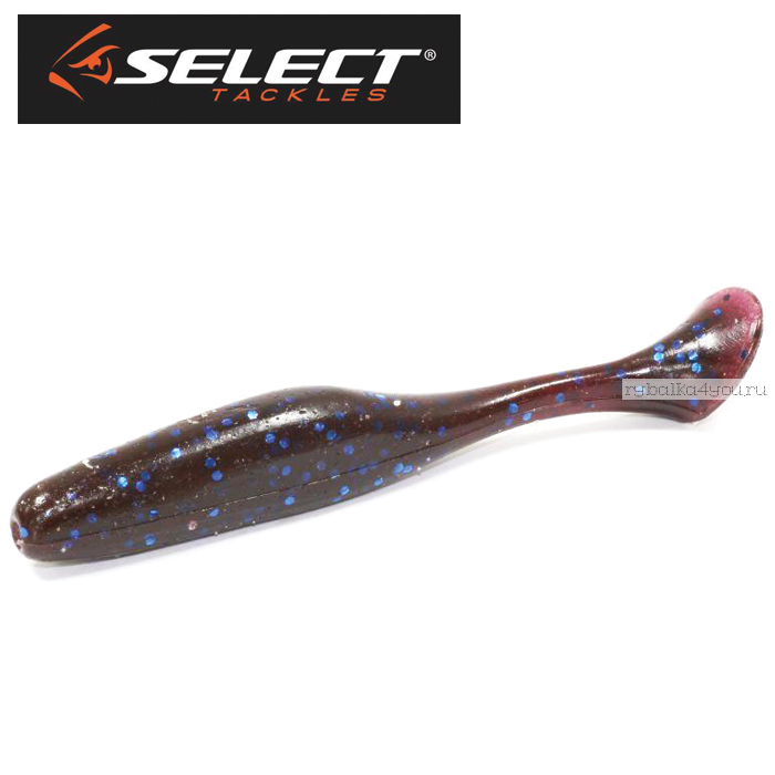 Виброхвост Select Crazy Shad  4" 100 мм/упаковка 5 шт/ цвет: 010