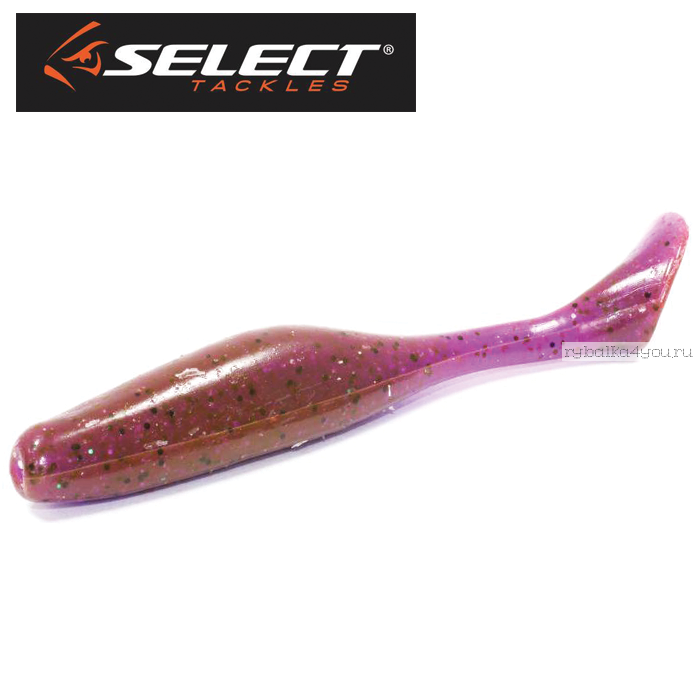 Виброхвост Select Crazy Shad  4" 100 мм/упаковка 5 шт/ цвет: 888