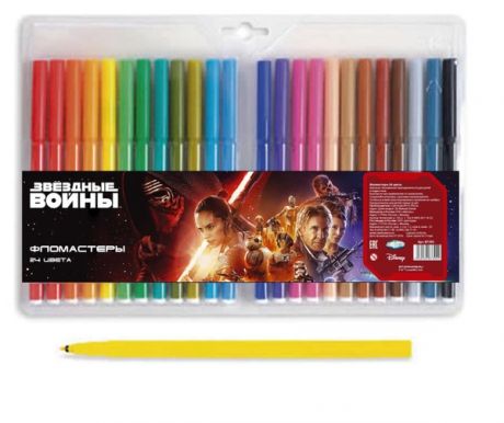 Фломастеры 'Звездные войны' (24 цвета)