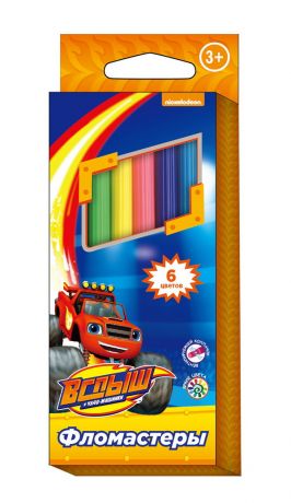 Фломастеры Вспыш (6 цветов)