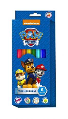 Фломастеры Щенячий патруль (6 цветов)
