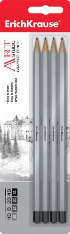 Набор чернографитных карандашей (HB,B,2B,4B)