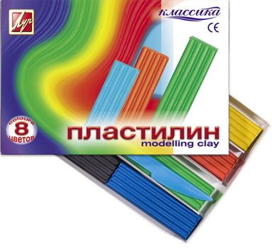 Пластилин 'Классика' Детство 8 цветов