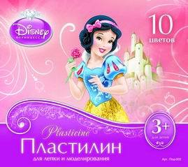 Пластилин Принцессы, 10 цветов