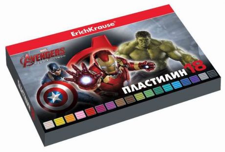 Пластилин Мстители (18 цветов, 324г)