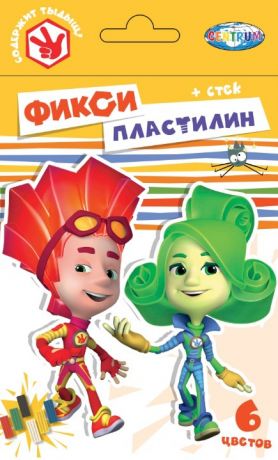 Пластилин ФИКСИКИ (6 цветов, 120 гр)