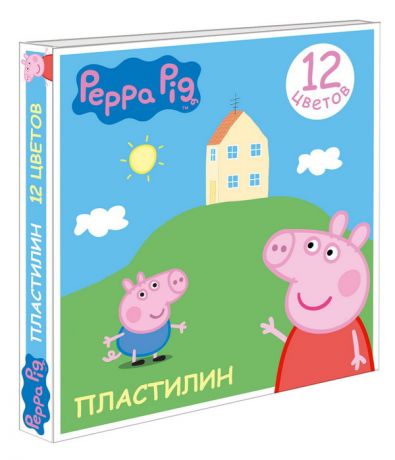 Пластилин Свинка Пеппа (12 цв.)