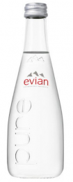 Минеральная вода EVIAN в стекле, 0.33л/20шт.