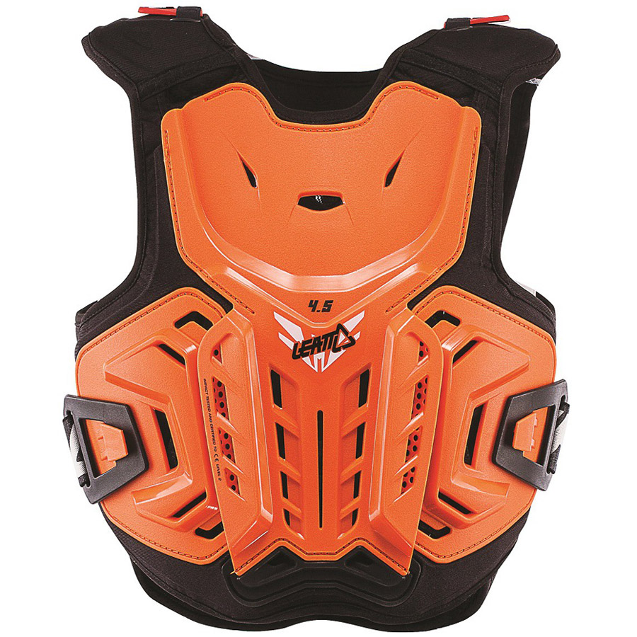 Leatt Chest Protector 4.5 Junior Orange/White защитный жилет подростковый