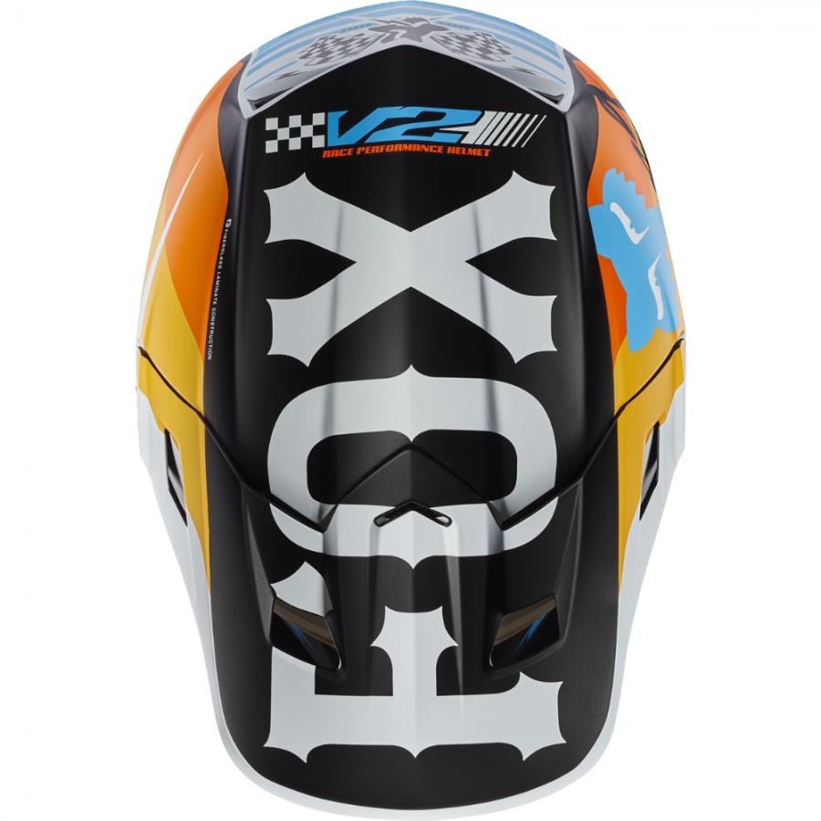 Fox V2 Rohr козырек к шлему, белый