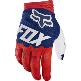Fox Dirtpaw Race перчатки, красно-белые