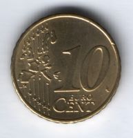 10 евроцентов 2002 г. Германия