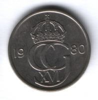 50 эре 1980 г. Швеция