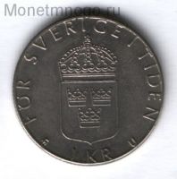 1 крона 1977 г. Швеция, XF