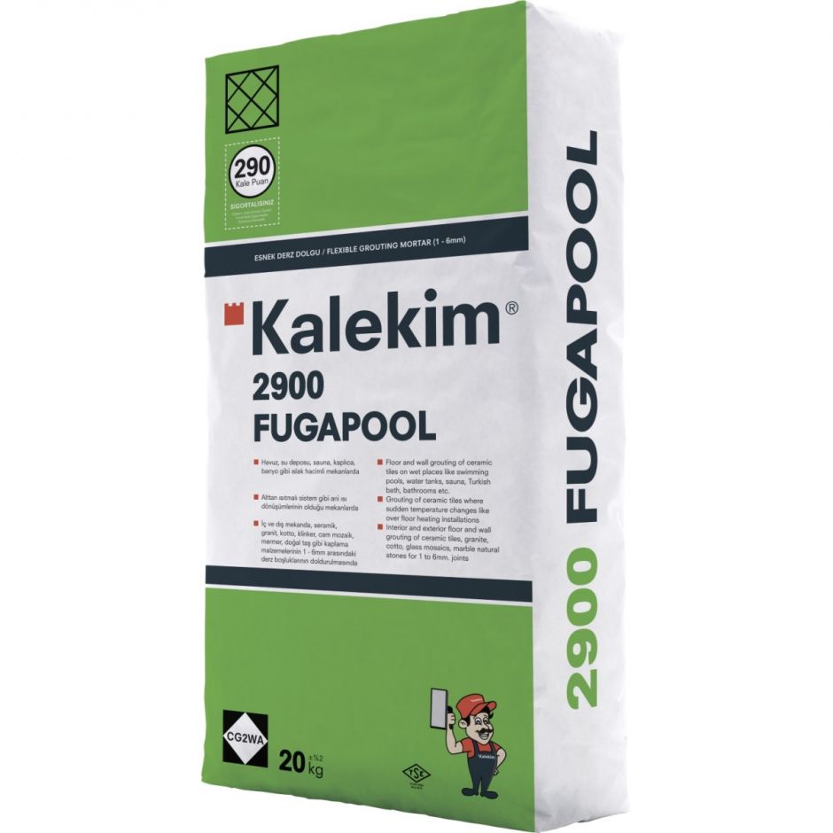 Влагостойкая затирка для швов Kalekim Fugapool 2921 (20 кг)