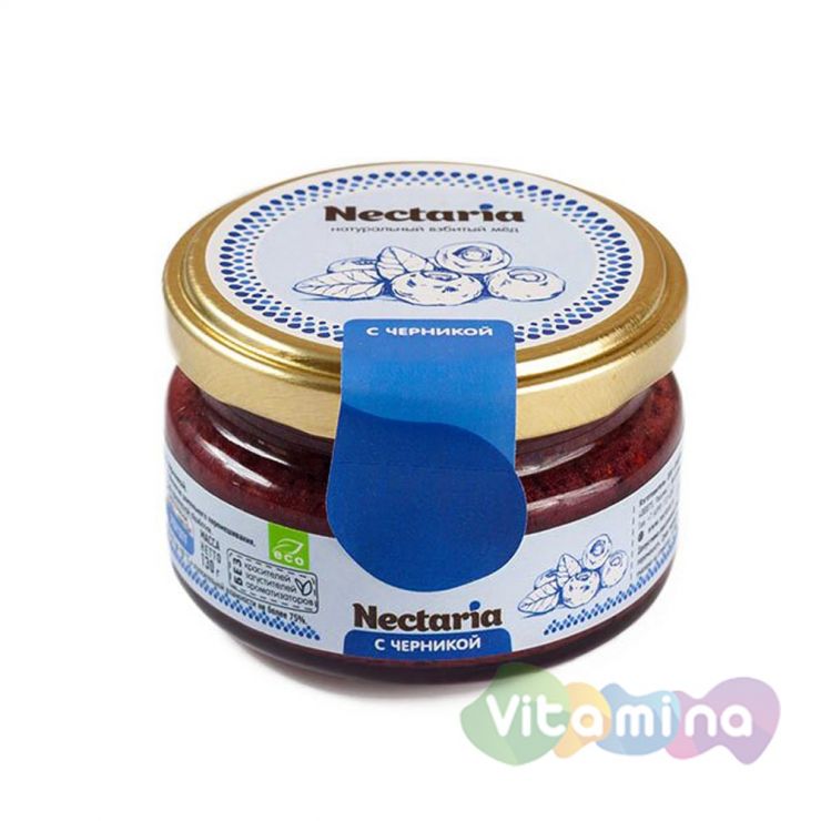 Взбитый мёд с черникой