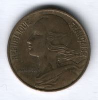 20 сантимов 1964 г. Франция