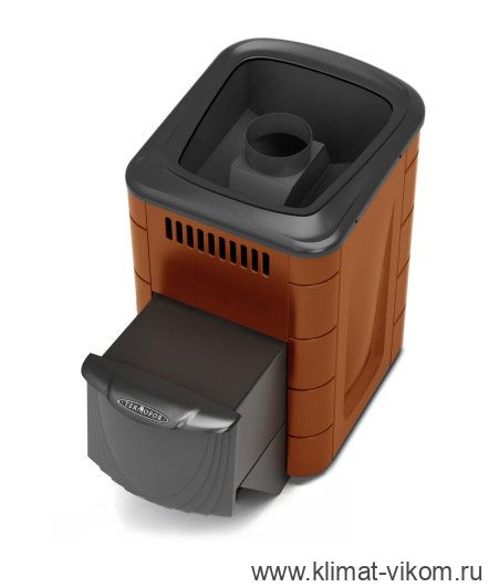 Банная печь Компакт 2013 INOX ДА терракота